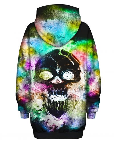 Bluza Oversize Neon Skull