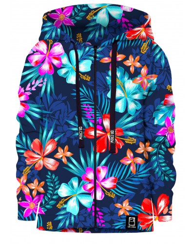 Hoodies zip Colorful Flowers