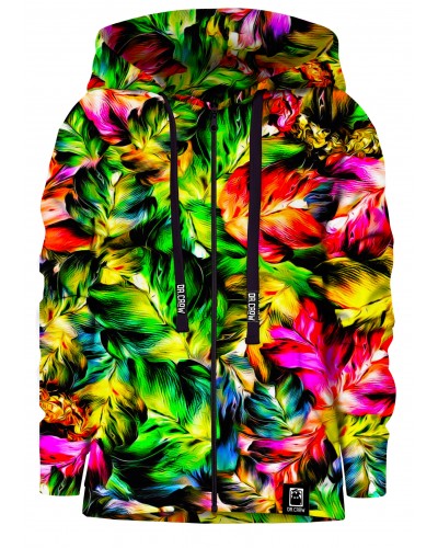 Hoodies zip Jungle Leaves