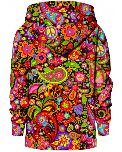 Hoodies zip Hippie