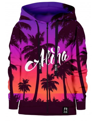 Hoodies zip Aloha