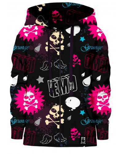 Hoodies zip Emo