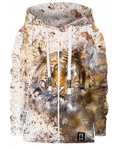 Hoodies zip Golden Tiger