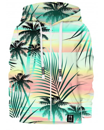 Hoodies zip Tropical Beach