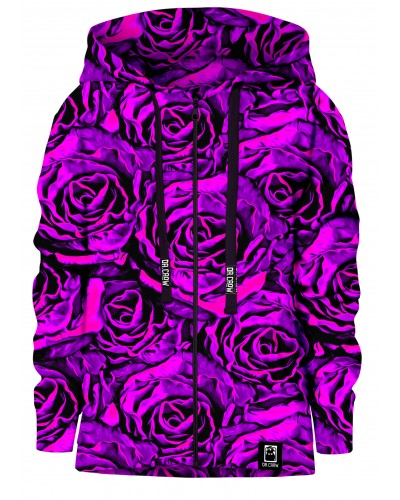 Hoodies zip Purple Roses