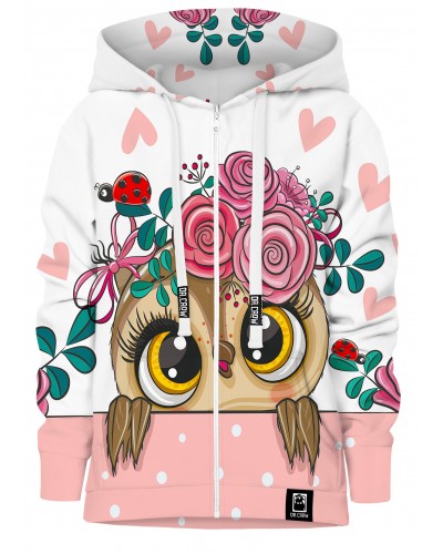 Hoodies zip Cute Owl