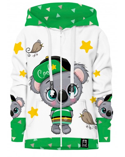 Hoodies zip Cute Coala