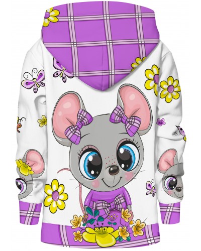 Hoodies zip Cute Mouse