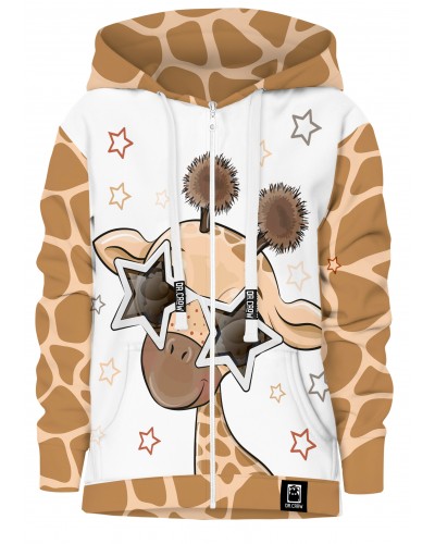 Hoodies zip Cute Giraffe