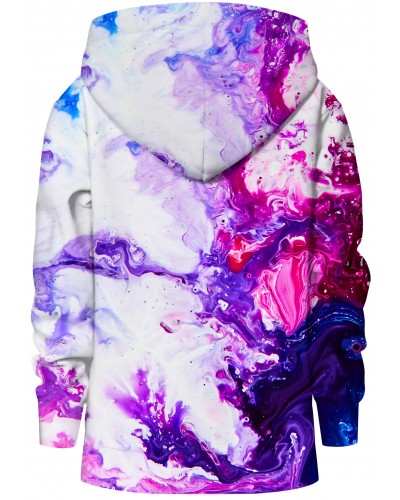 Hoodies zip Marble Akwarel