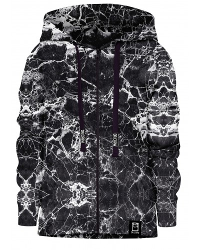 Hoodies zip Marble Black