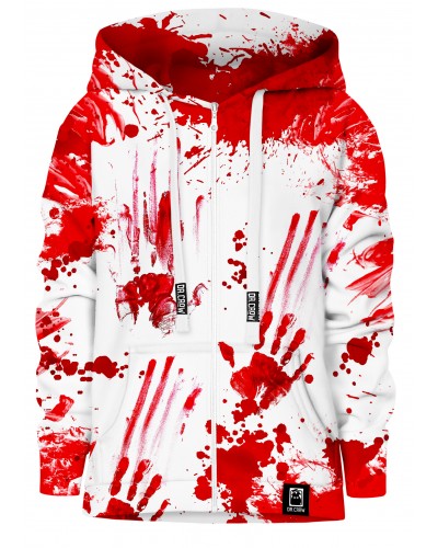 Hoodies zip Zombie White