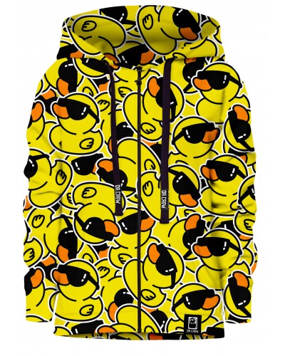 Hoodies zip Ducks Yellow