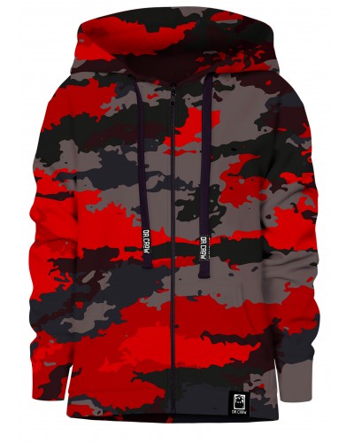 Hoodies zip Moro Red