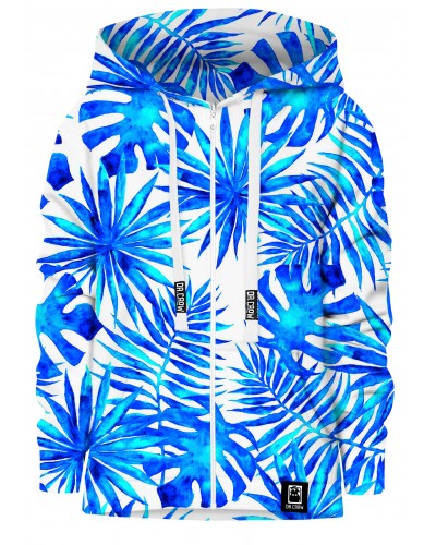 Hoodies zip Blue Summer Palm