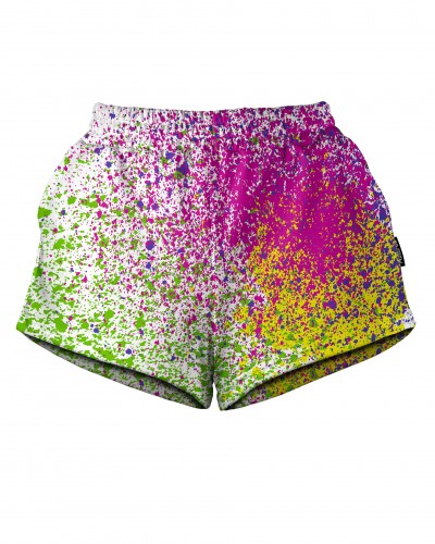 Shorts Splatter White