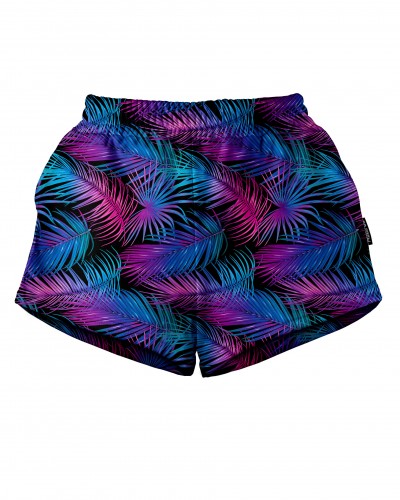 Shorts Purple Palms