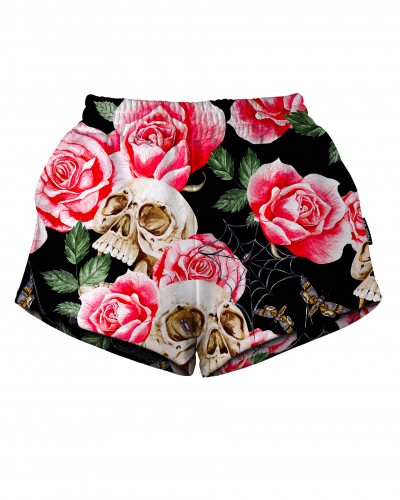 Shorts Skull in Roses