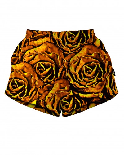 Shorts Gold Roses