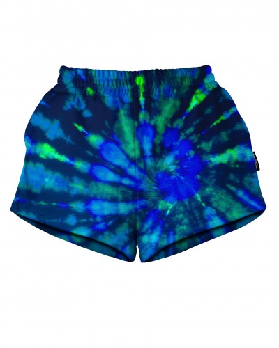 Shorts Tie Die Blue