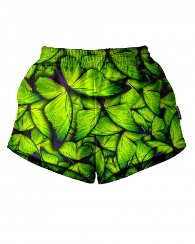 Shorts Butterfly Green