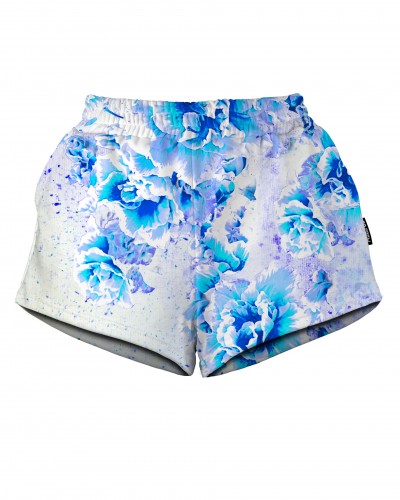 Shorts Beautifull Flowers Blue