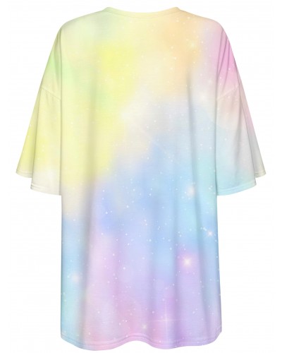 T-Shirt Oversize Abstract Pastels
