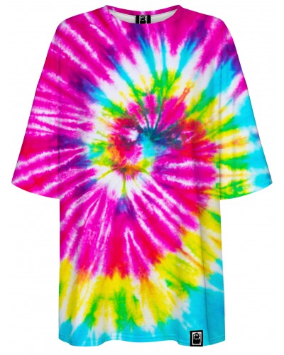 T-Shirt Oversize Tie Die Colorful