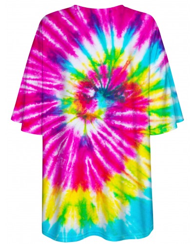 T-Shirt Oversize Tie Die Colorful