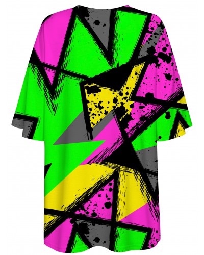 T-Shirt Oversize Abstract Geometric