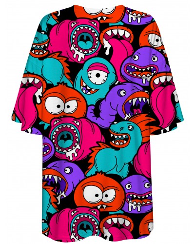 T-Shirt Oversize Colorful Monsters