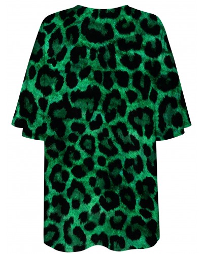 T-Shirt Oversize Green Panther