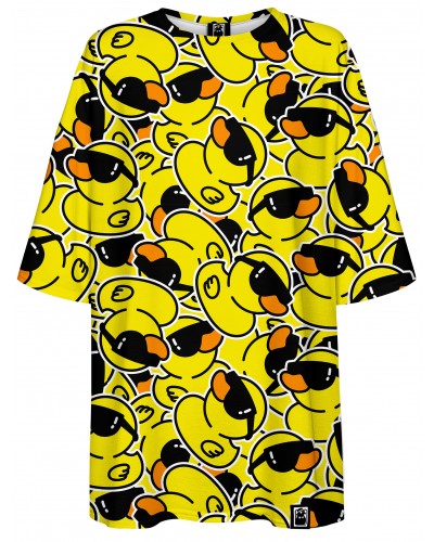 T-Shirt Oversize Ducks Yellow