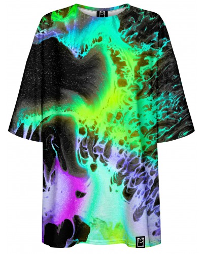 T-Shirt Oversize Marble Liquid