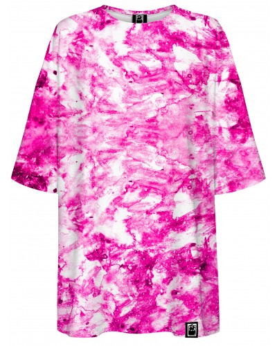 T-Shirt Oversize Marble Pink