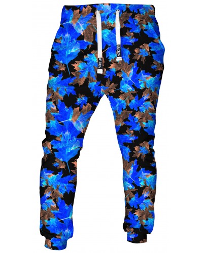 Trousers Blue Leaves