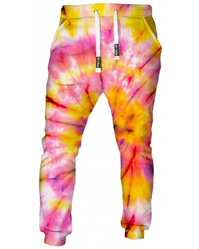 Trousers Tie Die Pink