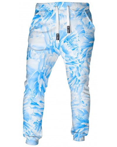 Trousers Peonies Blue