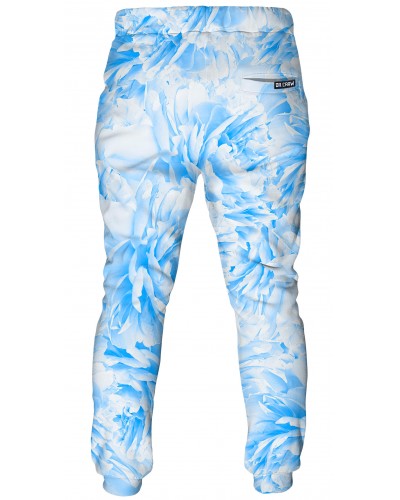 Trousers Peonies Blue