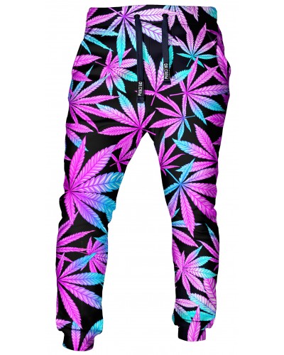 Trousers Neon Leaves