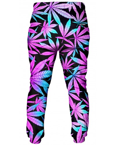 Trousers Neon Leaves