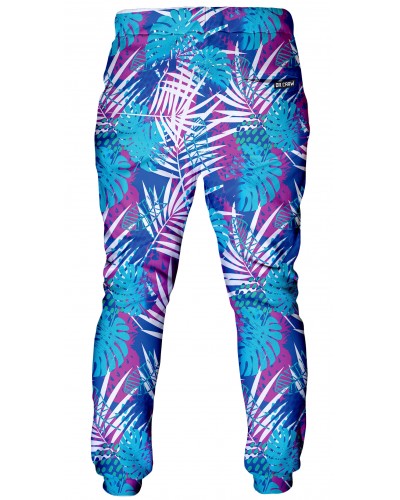 Trousers Blue Palms