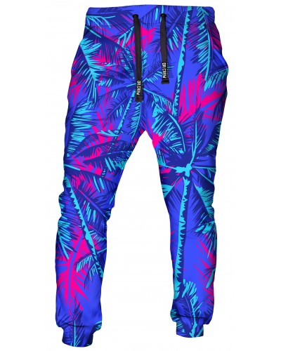 Trousers Palms Blue