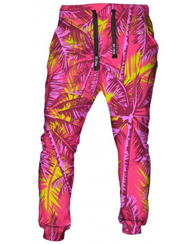 Trousers Neon Palms Pink