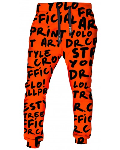 Trousers Dr.Crow Orange