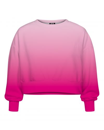 Crop hoodie  Ombre Pink