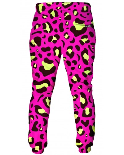 Spodnie Leopard Pink