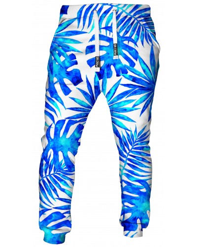 Trousers Blue Summer Palm