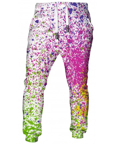 Trousers Splatter White