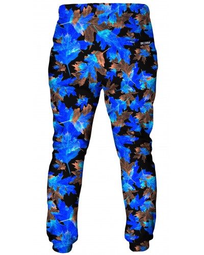 Trousers Blue Leaves